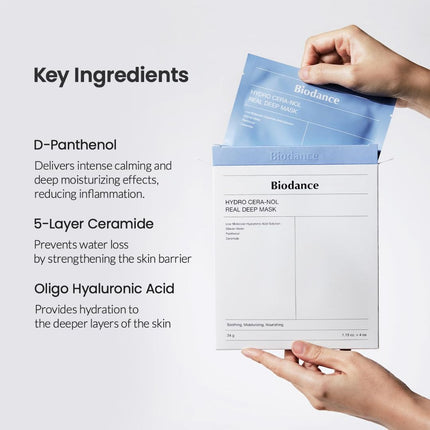 Biodance Hydro Cera-Nol Real Deep Mask (4 Sheets)