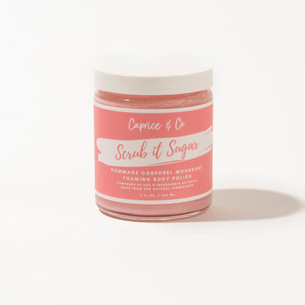 Foaming Body Scrub - Pomegranate + Apple Nectar + Amber & Vanilla