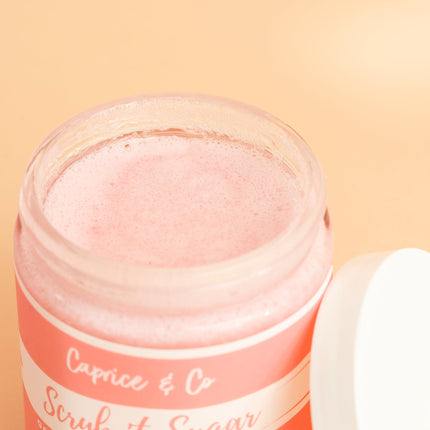 Foaming Body Scrub - Pomegranate + Apple Nectar + Amber & Vanilla
