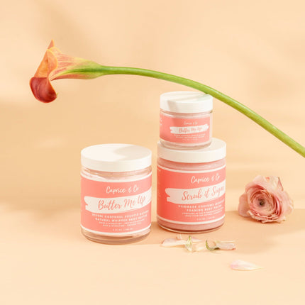 Foaming Body Scrub - Pomegranate + Apple Nectar + Amber & Vanilla