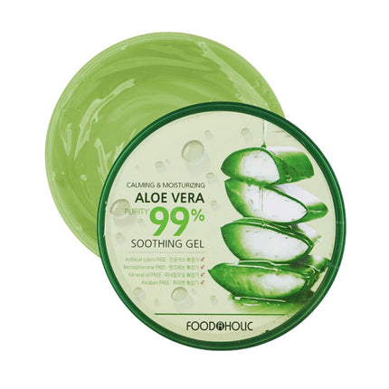 Foodaholic Calming & Moisturizing Aloe Vera 99% Soothing Gel, 300ml