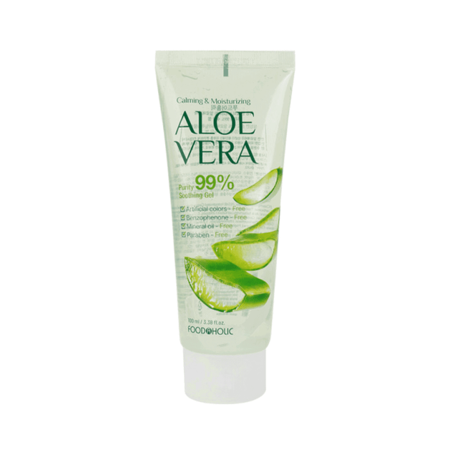 Foodaholic Calming & Moisturizing Aloe Vera 99% Soothing Gel, 100ml