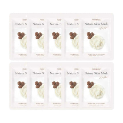 Foodaholic Nature Skin Mask Shea Butter (10 PCS)