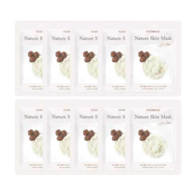 Foodaholic Nature Skin Mask Shea Butter (10 PCS)