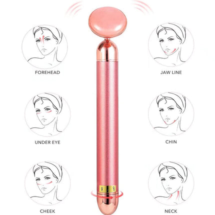 24K Gold Face Massager (Rose)