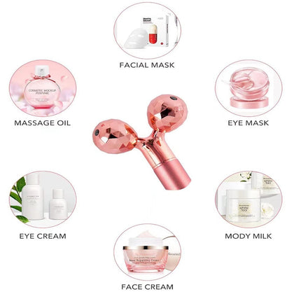 24K Gold Face Massager (Rose)
