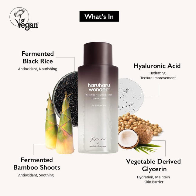 HARUHARU WONDER Black Rice Hyaluronic For Sensitive Skin 150ml