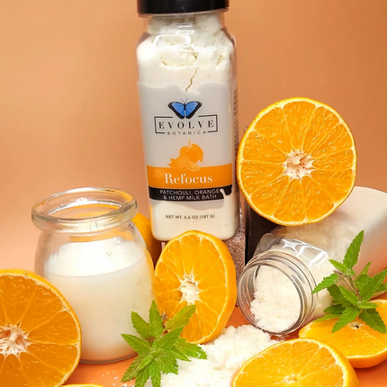 Milk Bath - Refocus (Patchouli, Orange, & Hempseed Oil)