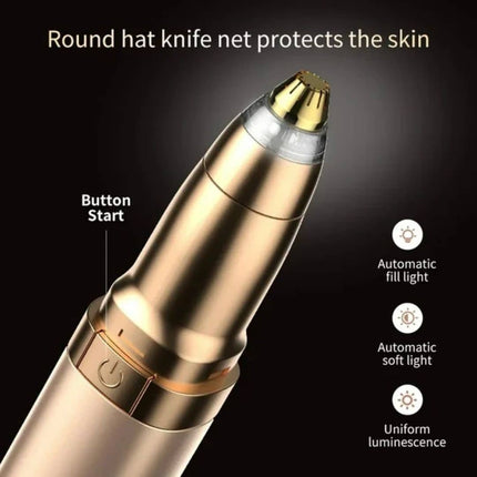 Multifunctional 2-in-1 Electric Eyelash Curler and Eyebrow Trimmer