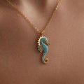 Modern Gold-Plated Pendant Necklace
