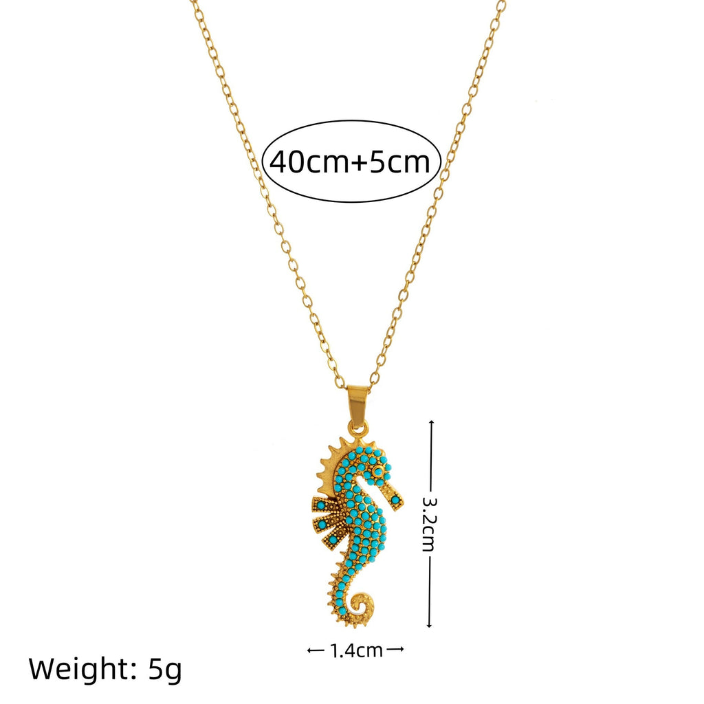 Modern Gold-Plated Pendant Necklace