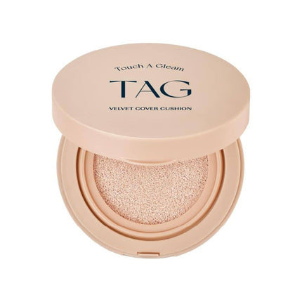TAG Velvet Cover Cushion #01 Pale Light