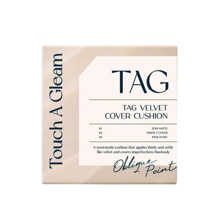 TAG Velvet Cover Cushion #01 Pale Light