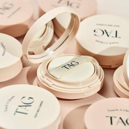 TAG Velvet Cover Cushion #01 Pale Light
