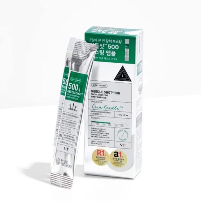 VT Reedle Shot 500 Facial Boosting First Ampoule (2ml x 8ea)
