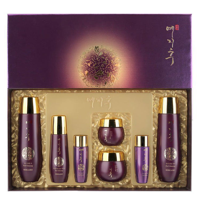 Yezihu Red Ginseng Skincare Set - Red