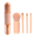 4-in-1 Retractable Travel Brush Set